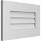 Ekena Millwork Vertical Surface Mount PVC Gable Vent: Non-Functional, w/ 3-1/2"W x 1"P Standard Frame, 22"W x 14"H GVPVE22X1401SN - alternate 4